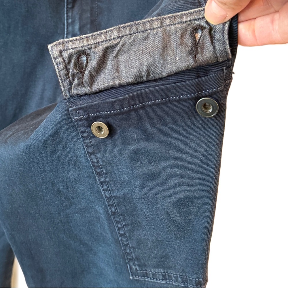 Size 27 Rag & Bone Bowery Skinny Cargo Pants Distressed Navy Nordstrom Exclusive - Picture 4 of 8